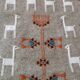 Handmade multicolored Berber pattern kilim rugs 70x120cm