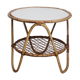 Table en rotin vintage des années 60