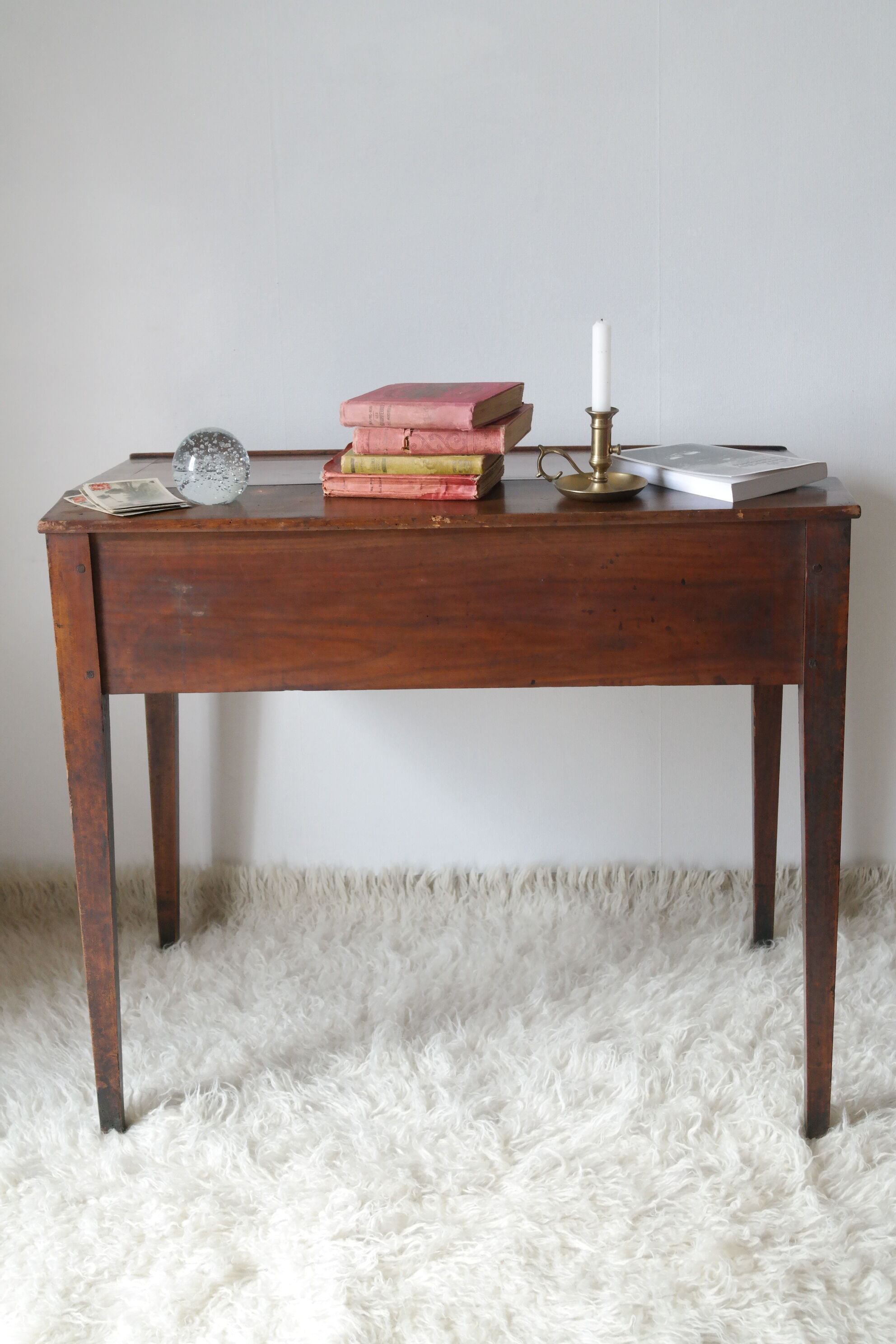 Old desk in walnut school master
