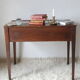 Old desk in walnut school master