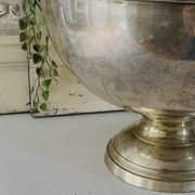 Champagne bucket Silver Plated vasque on Pedestal,