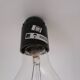 Suspension Lita - white tole - 45 cm - industrial type - 1960's