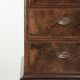 Large antique English oak double chest of drawers from the 18th century