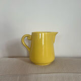 Vintage ceramic yellow pitcher