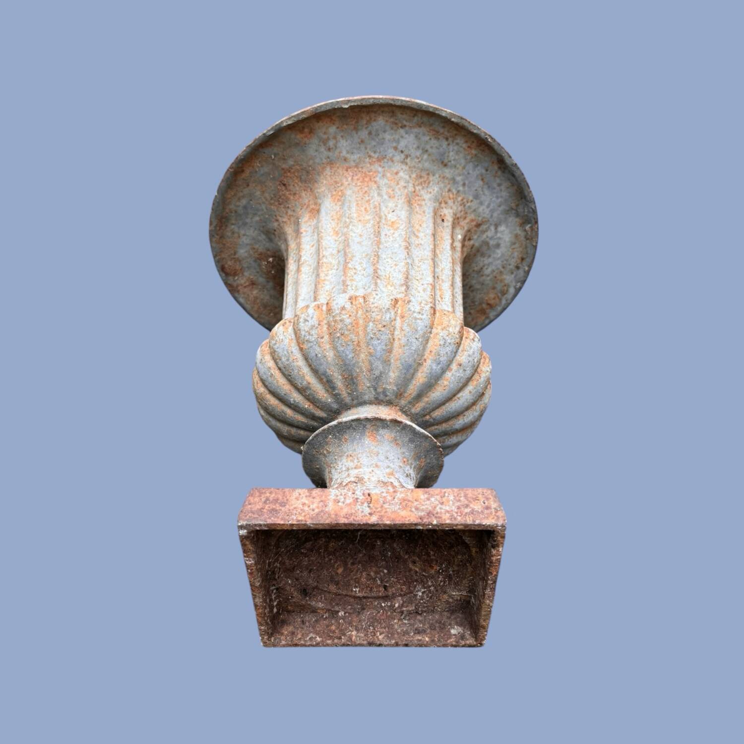 Antique Medici cast iron vase