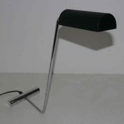 Lampe design italien années 80's chrome et acier