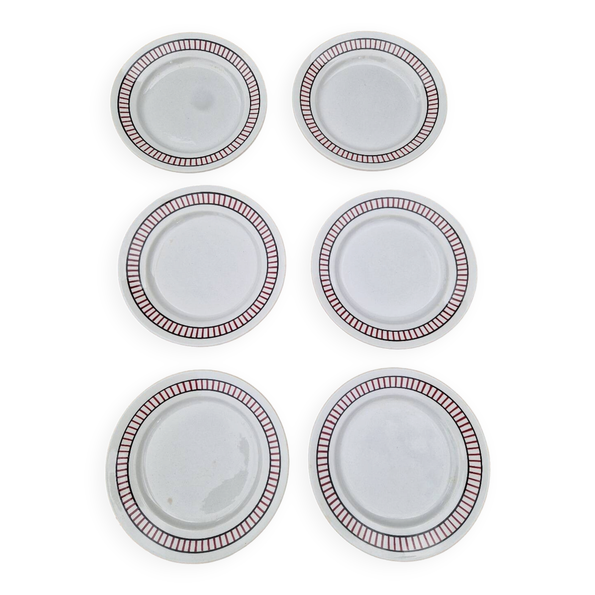 Set of 6 dessert plates Badonviller