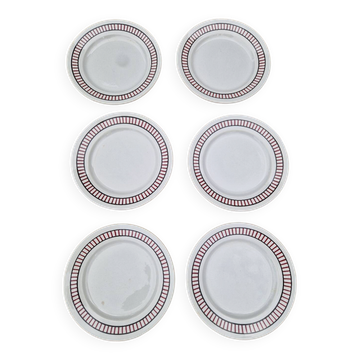 Set of 6 dessert plates Badonviller
