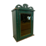 Wall vitrin with pediment