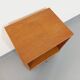 Vintage light wood bedside table from the 40s 50s