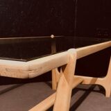 Mid-century beech coffee table