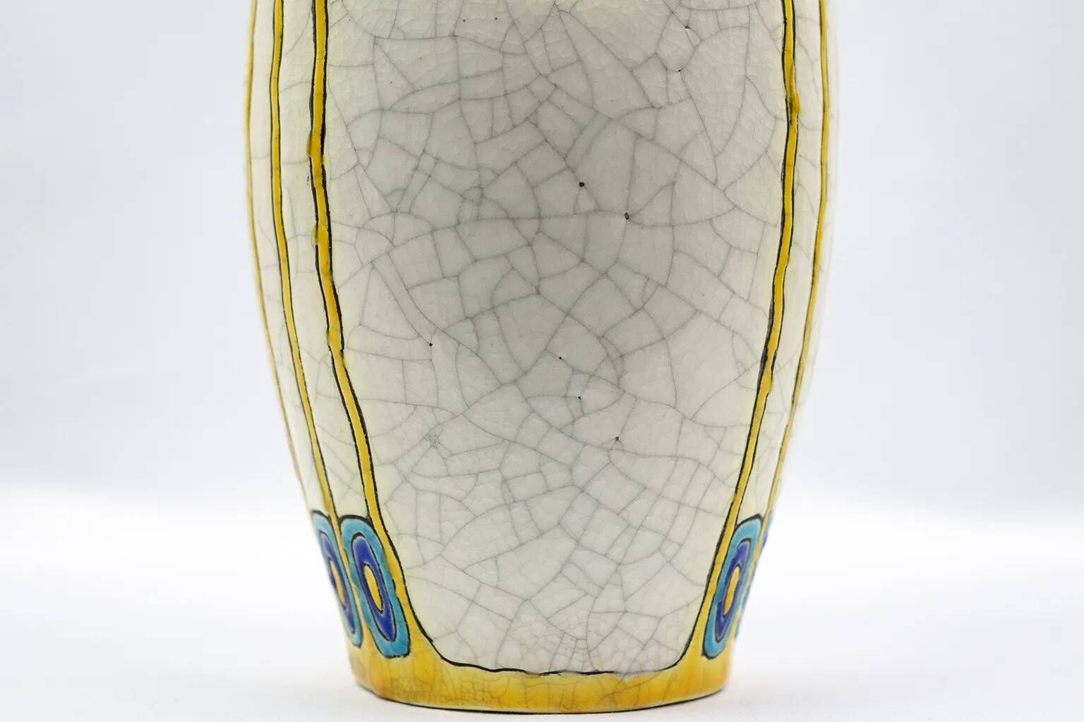 Art Deco vase by Charles Catteau - Boch Frères Kéramis, decoration 751 from 1923