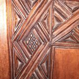 Pair of African seats