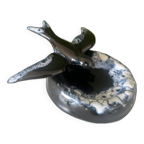 Ceramic swallow tidy
