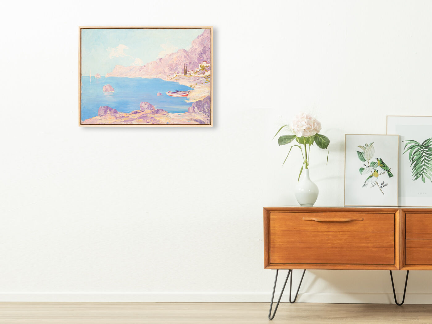 Sea bay, oil on canvas, 78 x 58 cm