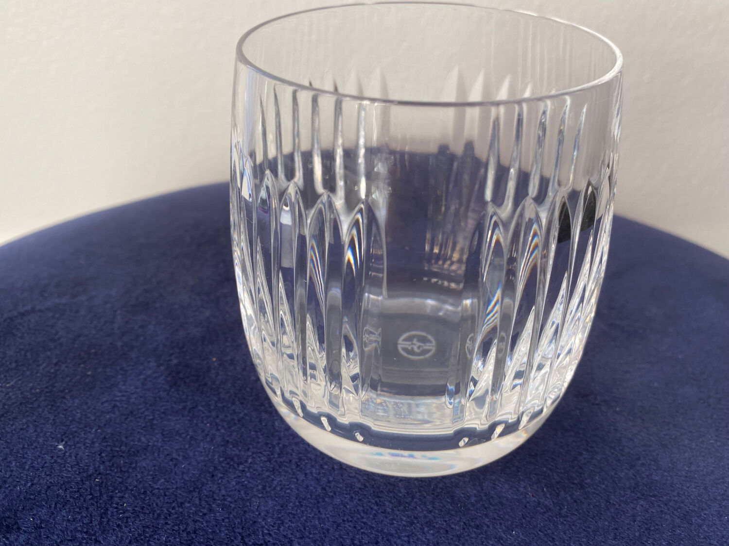 Saint Louis Crystal Glass Goblet Signed