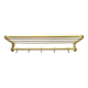 Mid Century wall coat rack golden