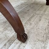 Empire style marble and mahogany coffee table