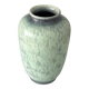Vintage Studio Pottery Vase with Mottled Celadon Green Glaze