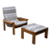 Charming Scandinavian armchair in solid wood, by Y. Ekstrom - Vintage 1970