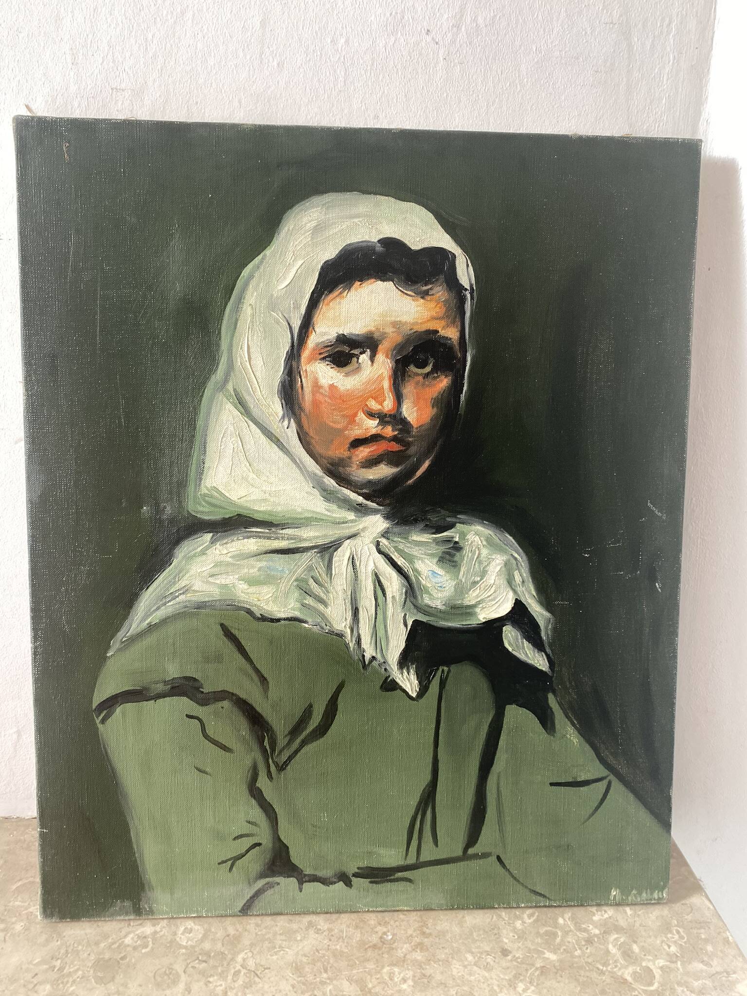 Portrait de jeune fille triste