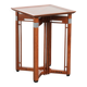 Tall Art Deco design side table with removable top