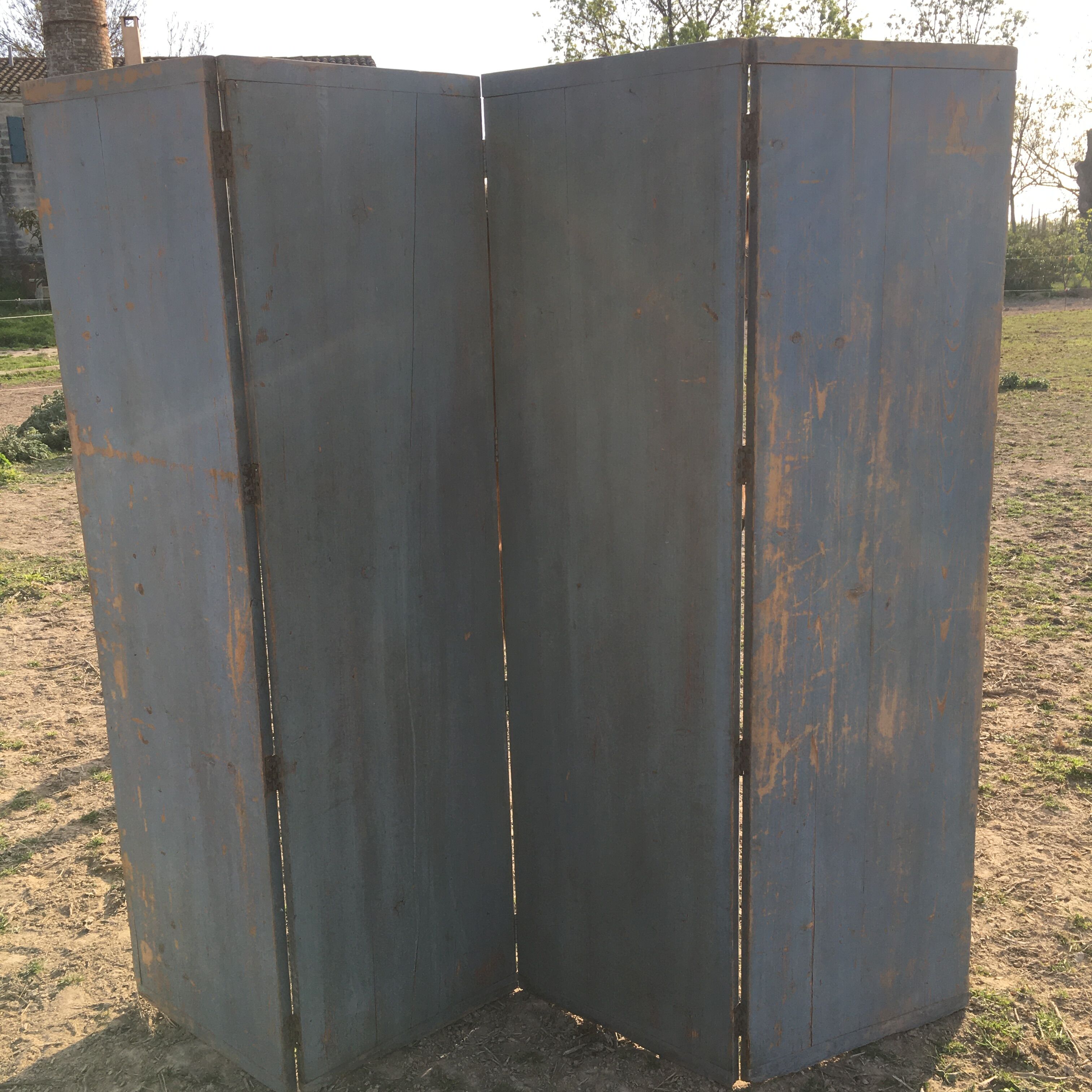 Wood screen 1930 4 panels