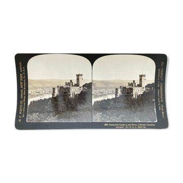 Old photography stereo, stereograph, luxury albumine 1903