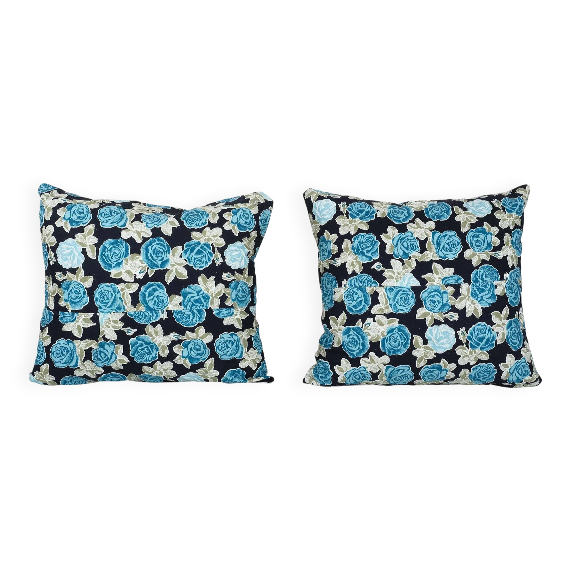 Set of 2 vintage Turkish cushion covers 48x46 cm