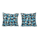 Set of 2 vintage Turkish cushion covers 48x46 cm