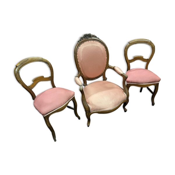 Ensemble de 2 chaises et 1 fauteuil — Beyit