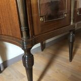 Louis XVI style buffet in mahogany wood and veneer.