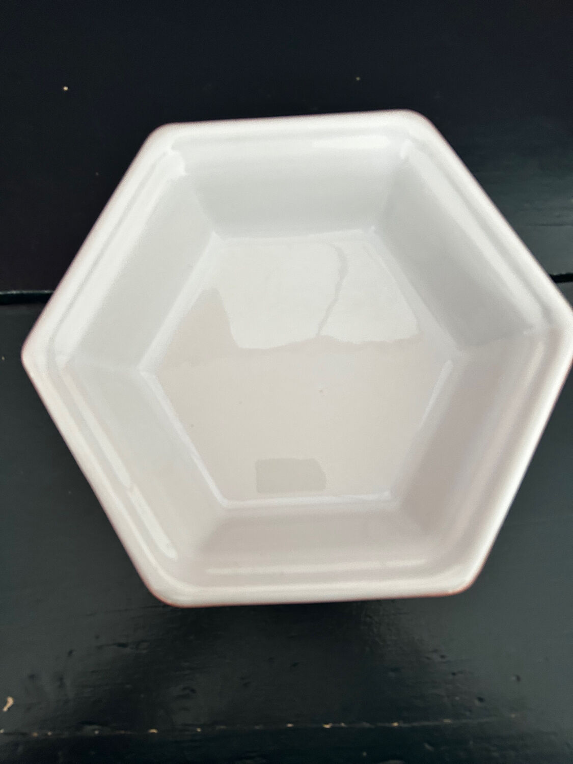 Hexagonal dish by Émile Henry
