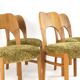 4 chaises de salle à manger en chêne 'Seest'