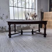 Table chêne style Louis XIV 1900