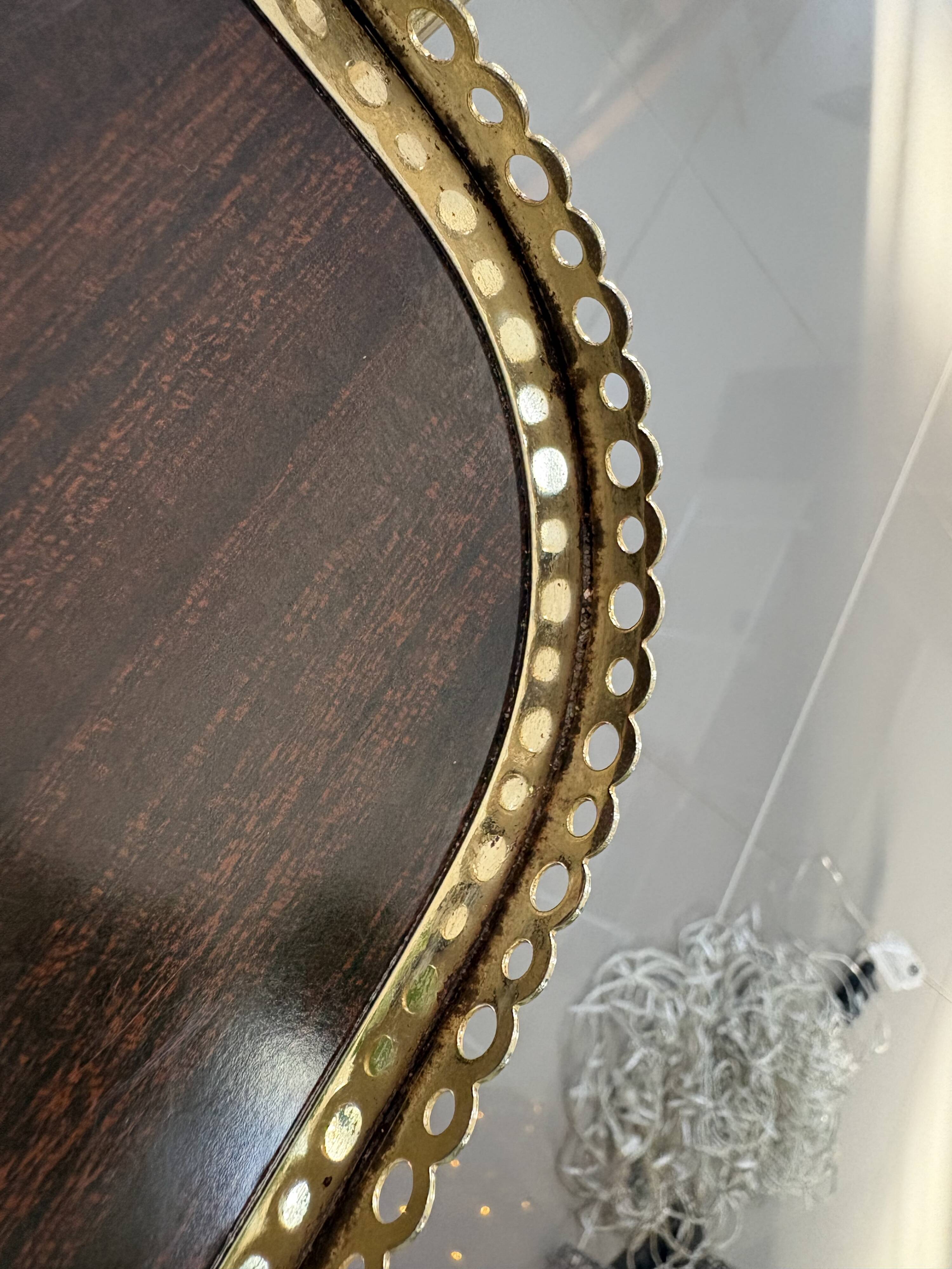 Desserte roulante - Chariot de bar vintage - Style Hollywood Regency