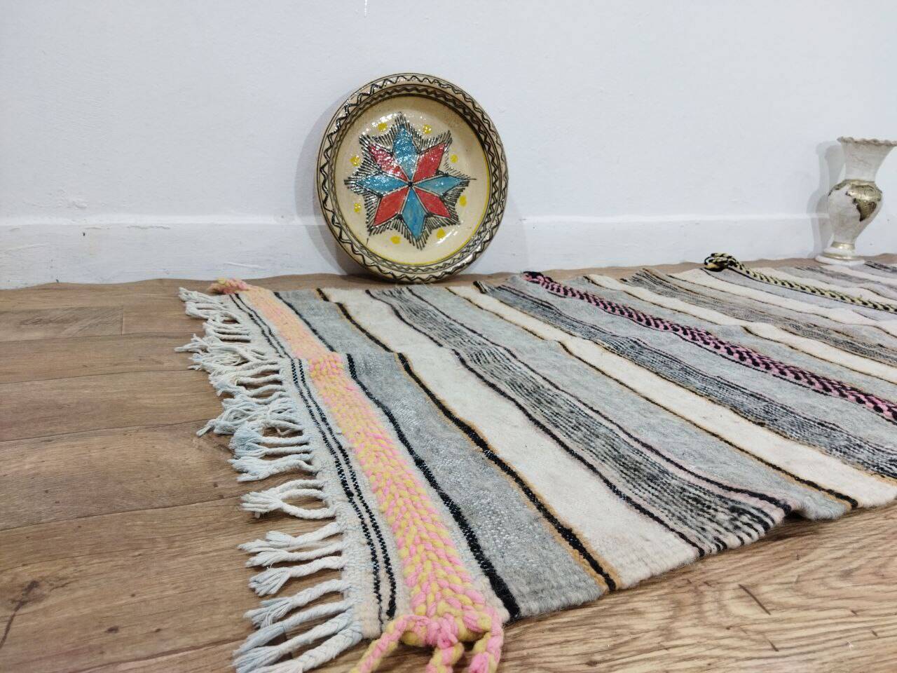 Handcrafted Moroccan Berber Rug 183 X 88CM