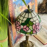 Lamp inspired by vintage Tiffany style Art Nouveau.