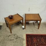 Paire de tables basses scandinaves