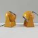Paire de lampes de table italiennes des années 70.