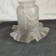 old frosted glass tulip globe