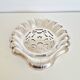 Scallop shell butter dish in silver, scallop shell.
