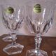 6 water glasses model Chaumont by crystal of Arques