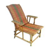 Rattan recliner