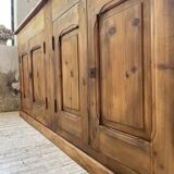 Row of pine loom furniture
