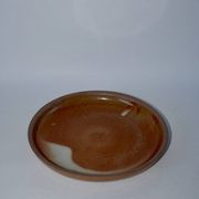 Set of 6 mix dessert plates in enamelled stoneware 1970