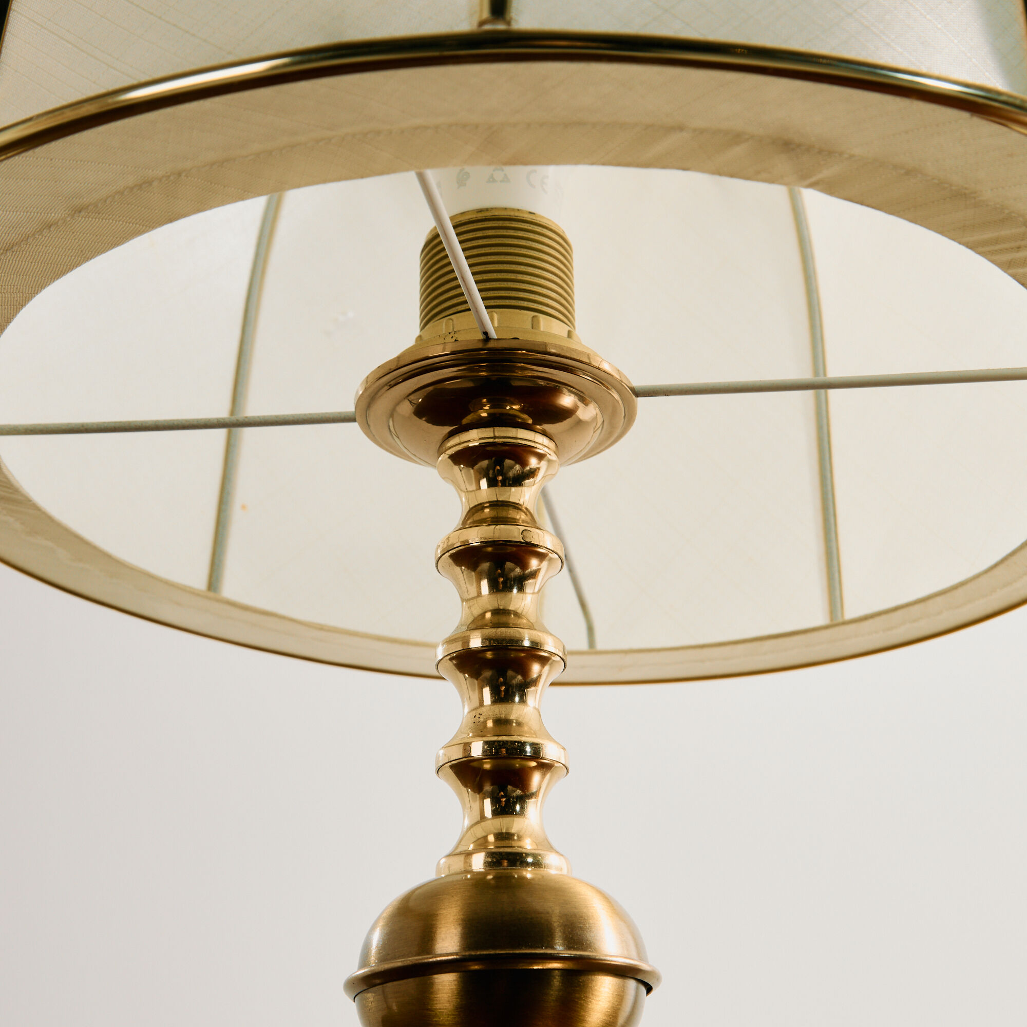 Brass table lamp