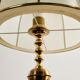 Brass table lamp