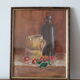 Tableau nature morte aux cerises