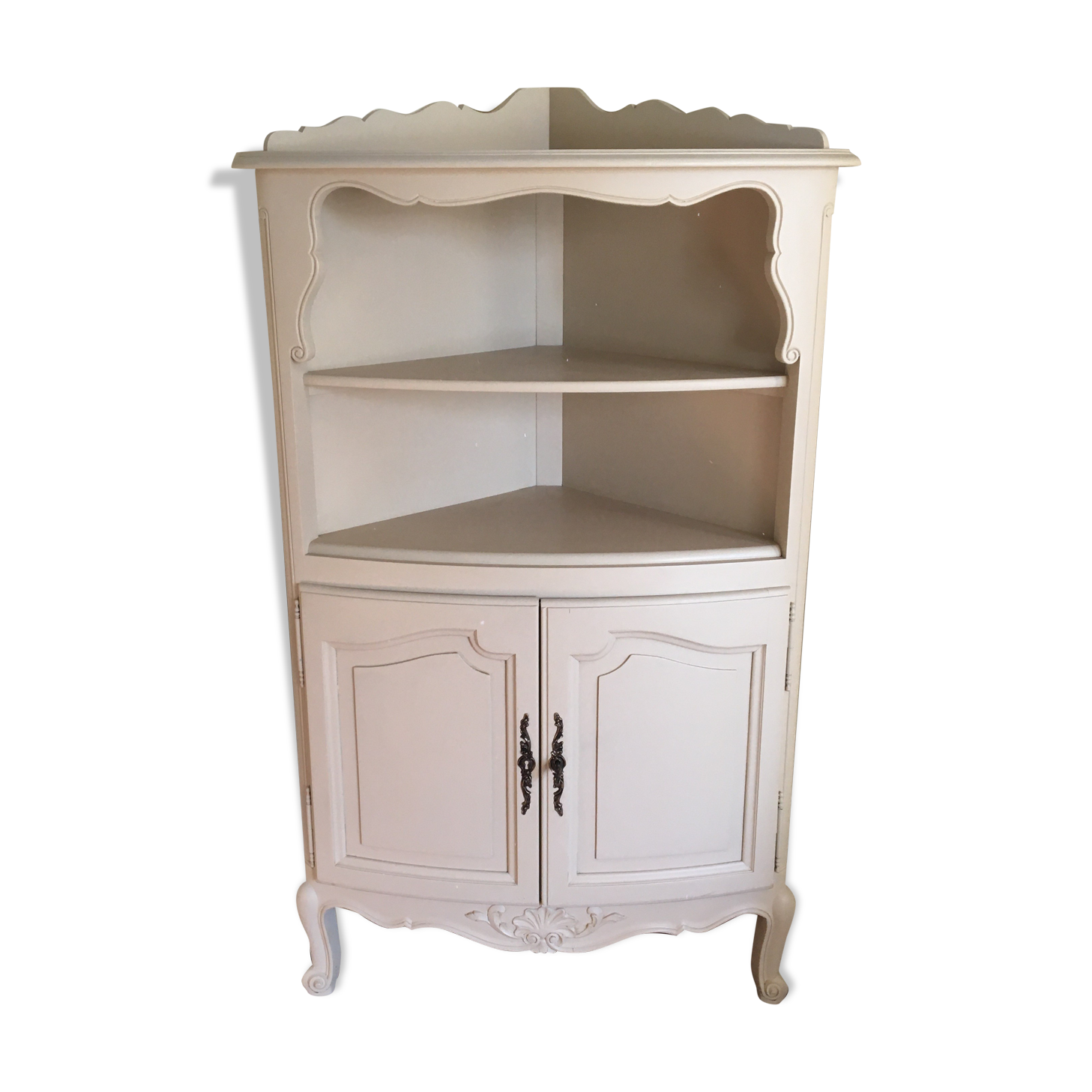 Corner furniture repainted notch Louis XV spirit